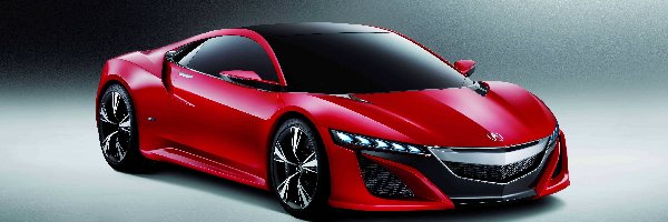 NSX, Honda, Czerwona