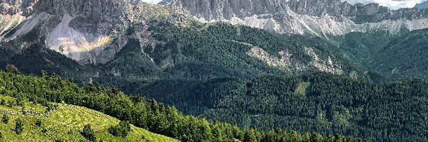 Miejcowość Bressanone, Region Trydent-Górna Adyga, Dom, Masyw Odle, Prowincja Bolzano, Góry Alpy, Dolomity, Włochy
