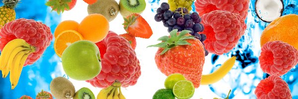 Kolory, Przestrzeń, Owoce