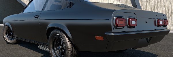 1971, 3D, Zabytkowy, Chevrolet Vega