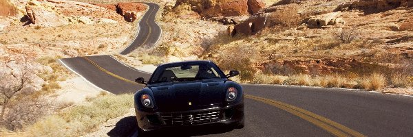 Kręta, Droga, Górska, Ferrari 599