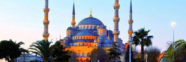 Meczet, Turcja, Istambuł, Błękitny