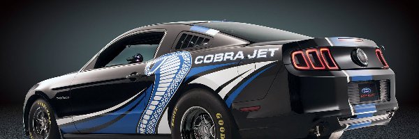 Cobra Jet, Ford Mustang, czarny