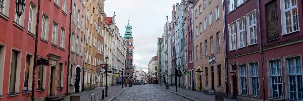 Gdańsk, Stare Miasto, Ulica, Kamienice, Zabytkowe