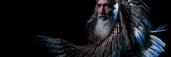 Indianin, Pióropusz, Mężczyzna