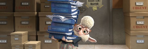 Film animowany, Zootopia, Zwierzogród, Bellwether, Postać