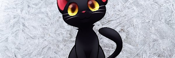 Kot, Czarny, Grafika 2D