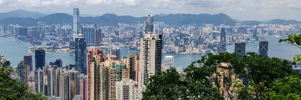 Hongkong, Wieżowce, Delta Rzeki Perłowej, Chiny