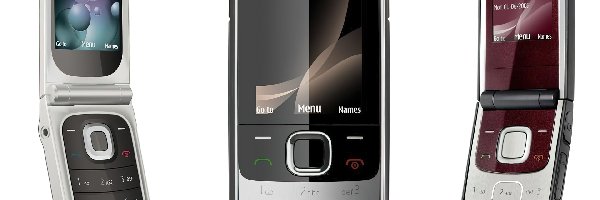 Srebrna, Otwarta, Czarna, Nokia 7020