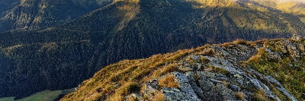 Pasmo górskie, Alpy, Austria, Styria, Skały, Niskie Taury, Rottenmanner und Wolzer Tauern, Góry