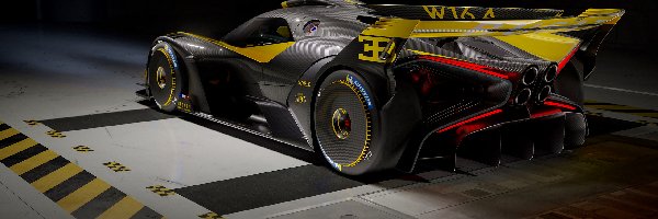 3D, Bugatti Bolide, Żółto-czarne