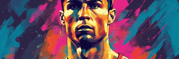 Grafika, Piłkarz, Cristiano Ronaldo