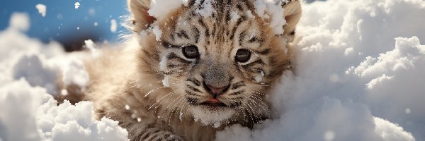 Śnieg, Tygrys, Młody