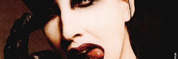 Marilyn Manson, Zęby, Język, Rękawiczka, Czarna