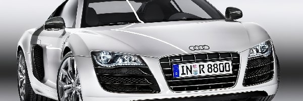 Maska, Biała, Audi R8