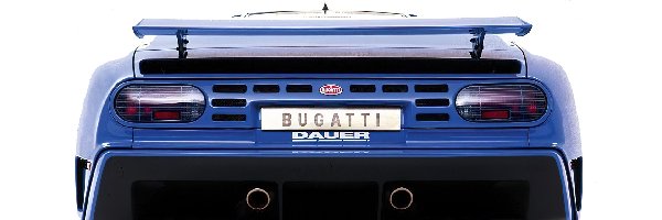 Bugatti EB 110, Tył