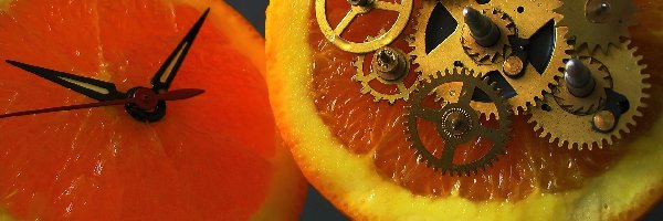 Zegarka, Mechanizm, Pomarańcze