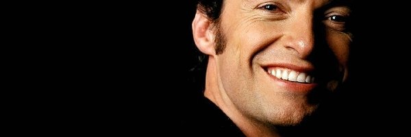 białe zęby, uśmiech, Hugh Jackman
