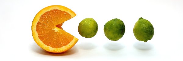 Pac Man, Pomarańcza, Głodna