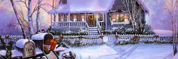 domek, Zima, Boże Narodzenie
