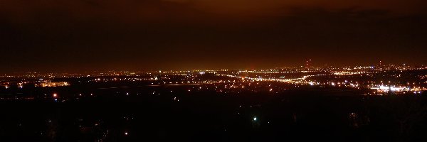 Miasto, Polska, Kraków, Noc