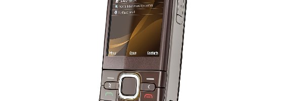 Brązowa, Bok, Przód, Nokia 6720