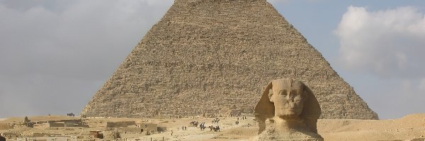 Egipt, Sfinks, Piramida
