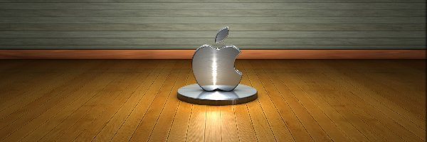 3D, Logo, Apple