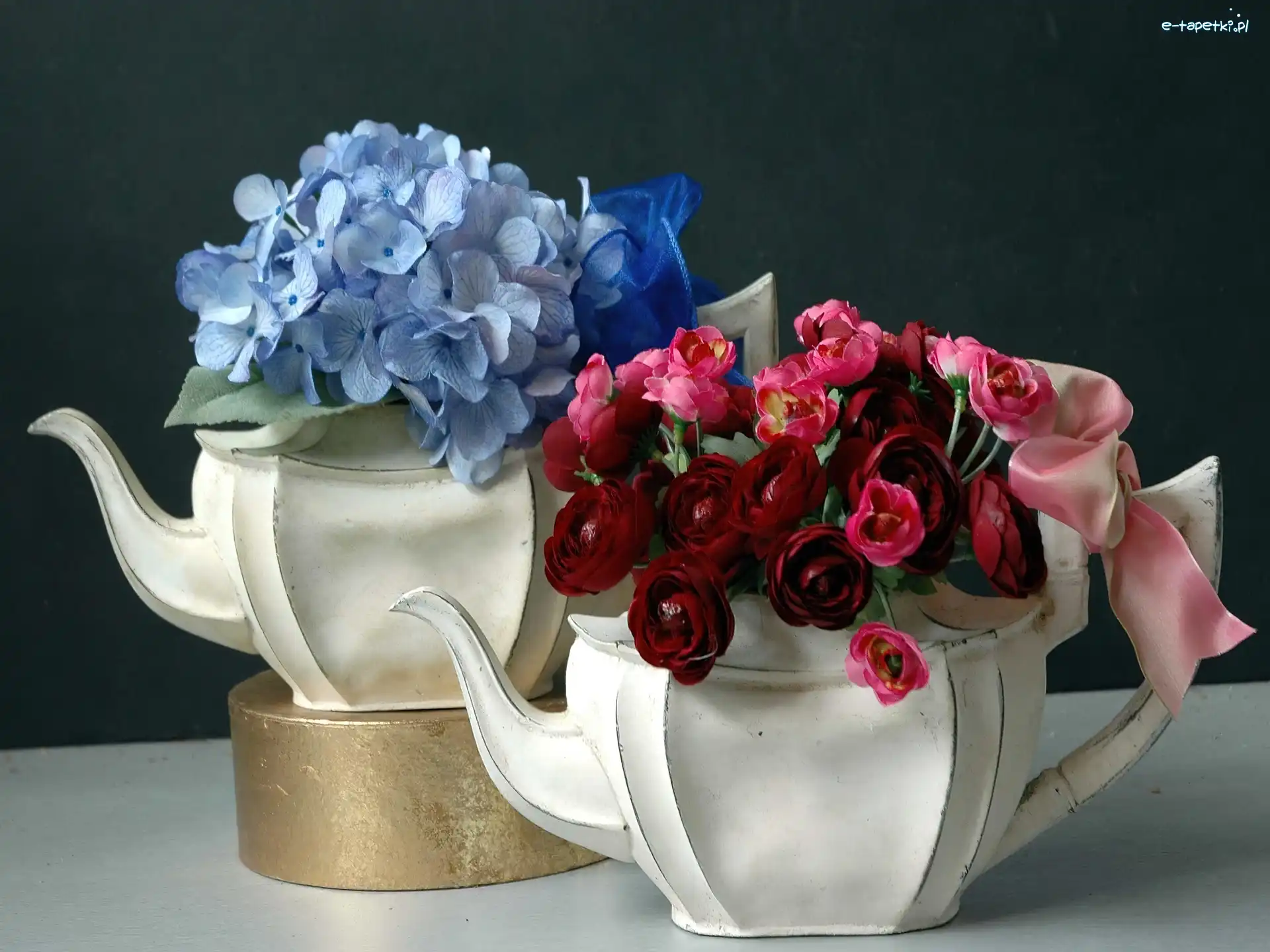 Kwiatów, Bukieciki, Porcelana