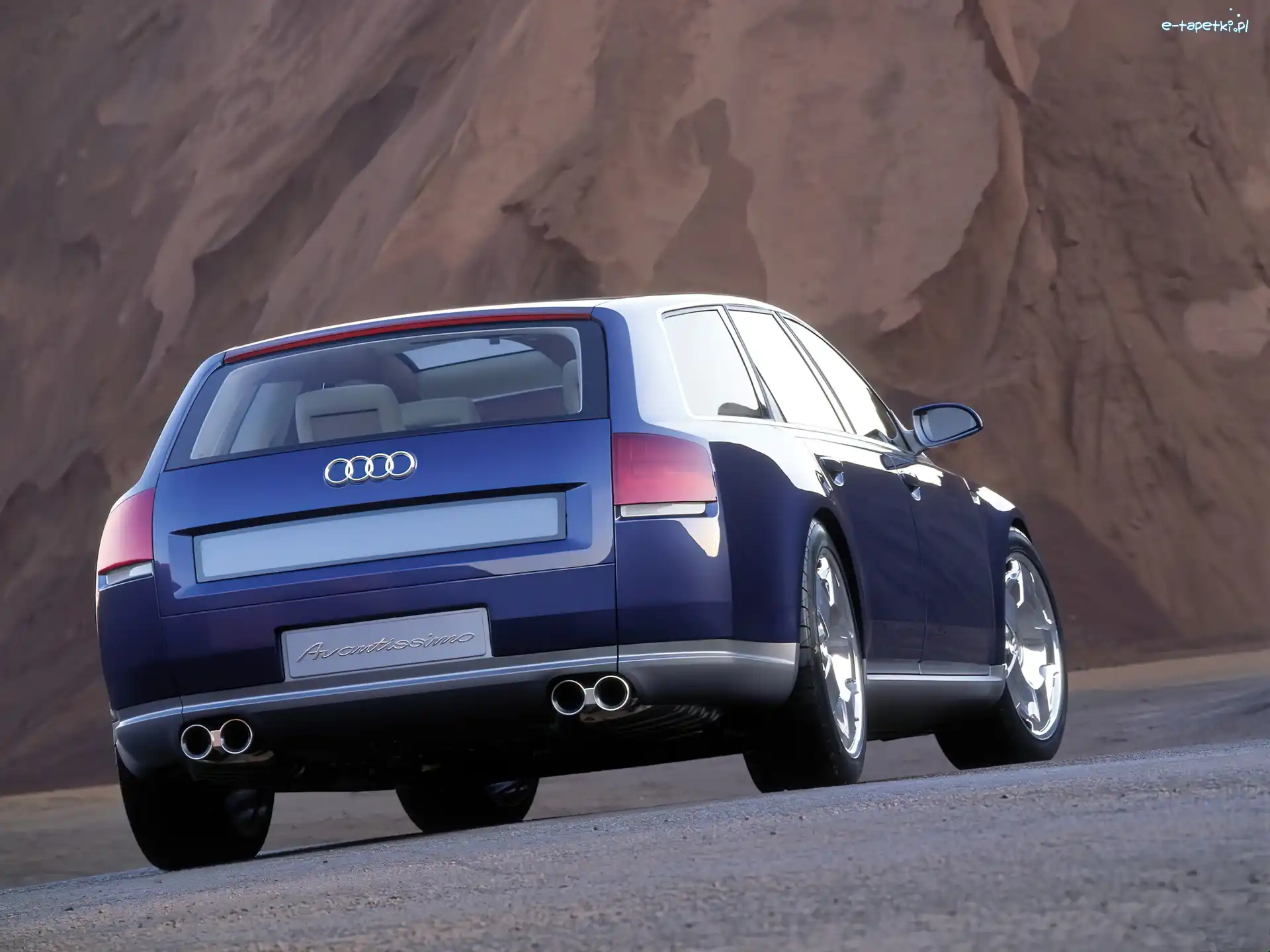 Tył, Audi Avantissimo