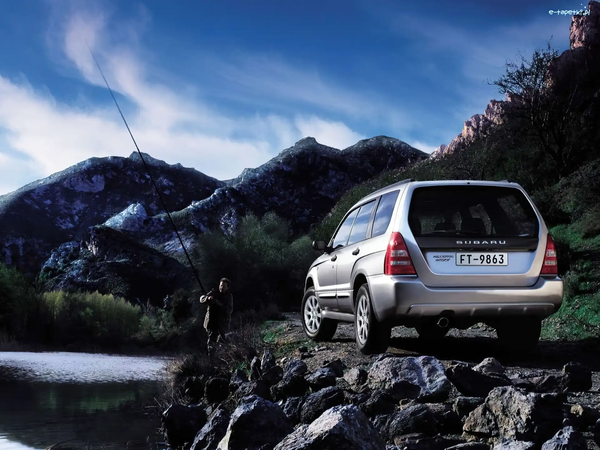 Wędkarz, Forester, Subaru