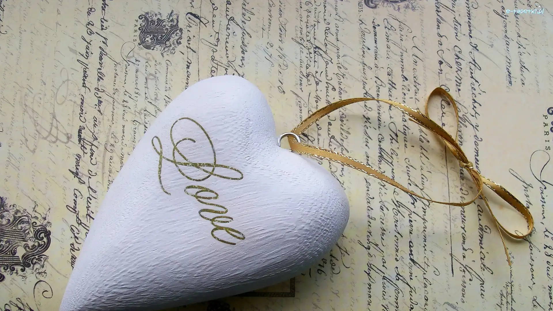 Love, Napis, Serduszko