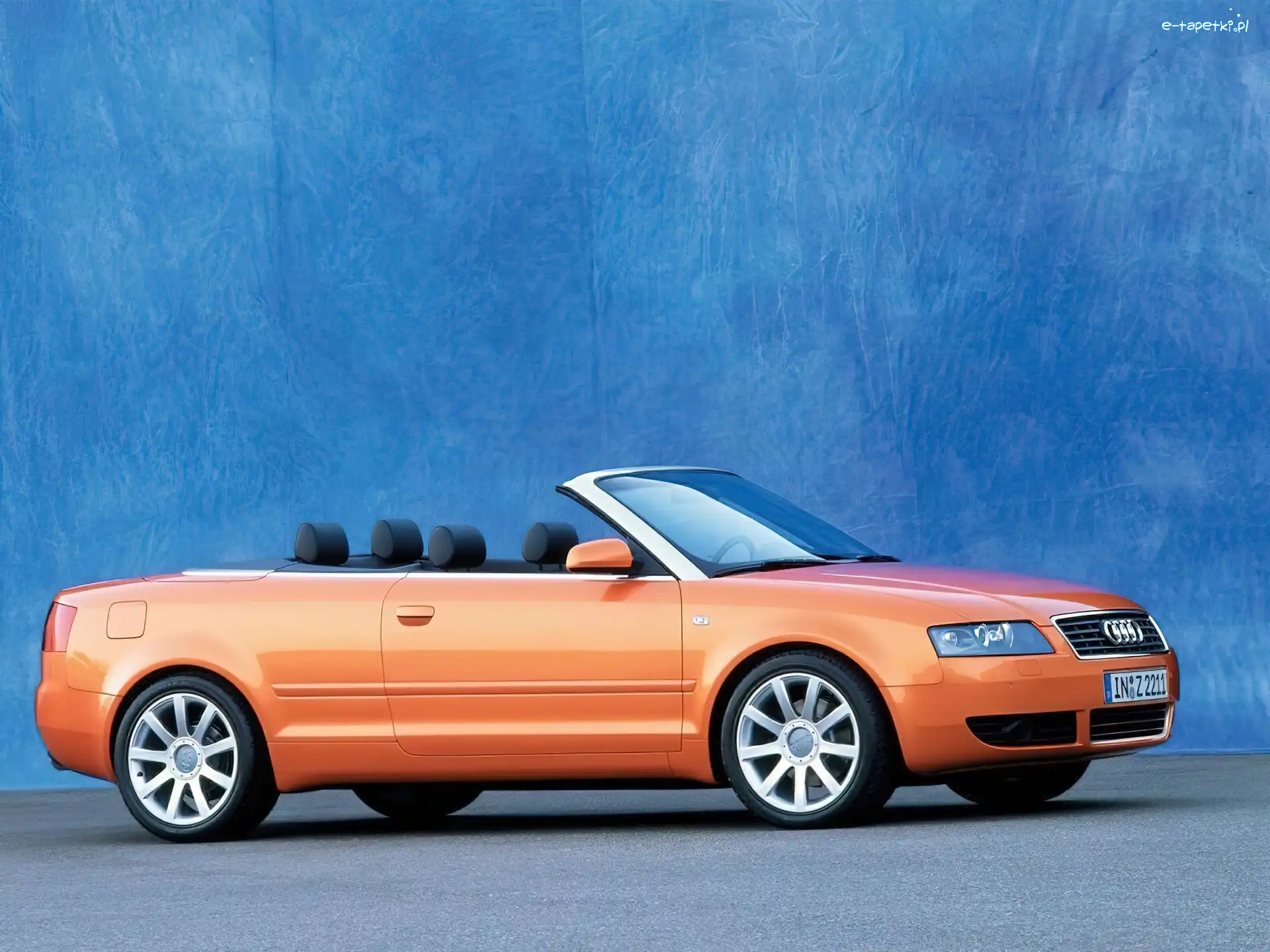 Pomarańczowe, Cabrio, Audi A4