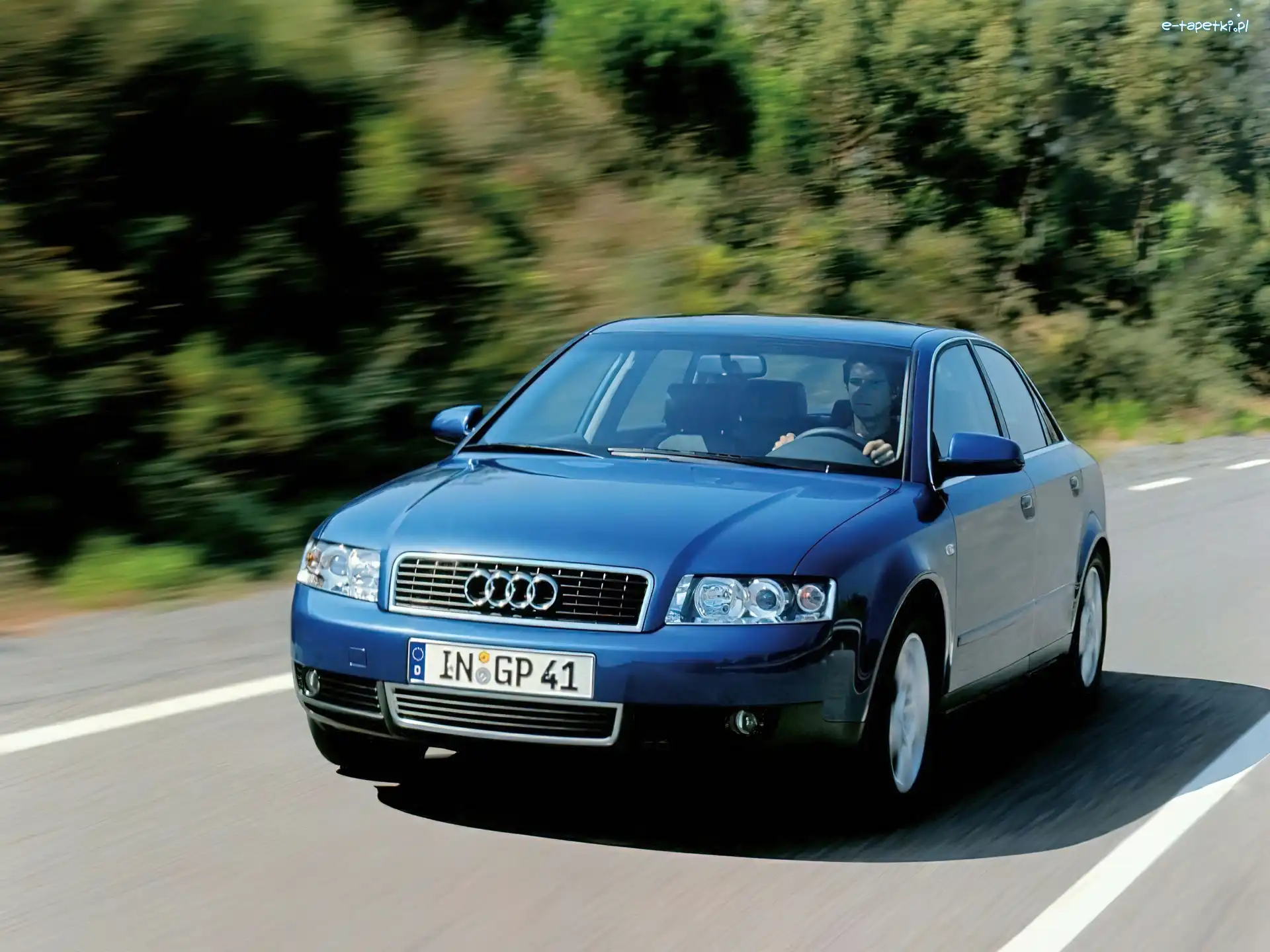 Sedan, Audi A4, Niebieske