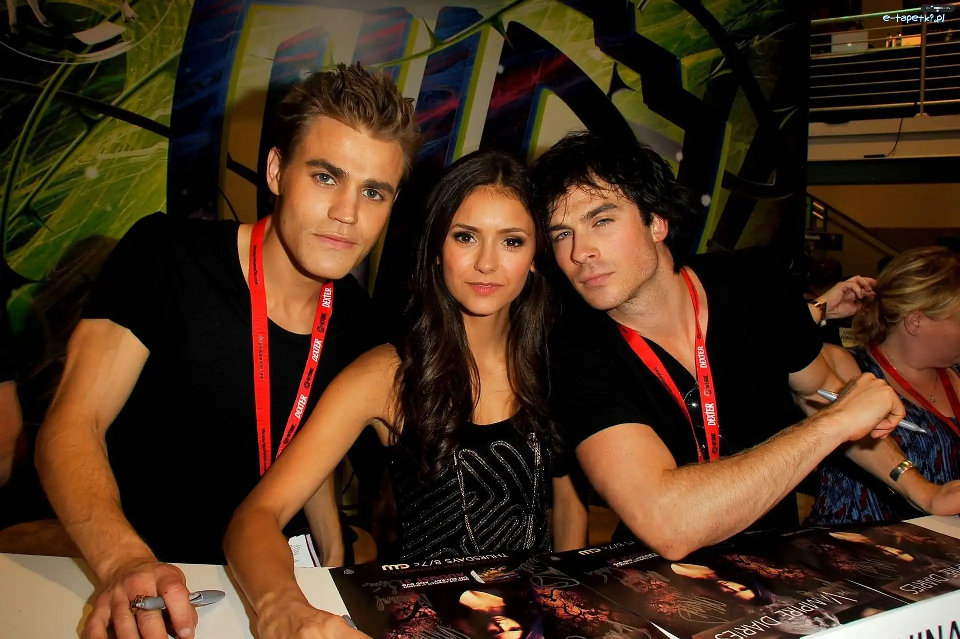 Pamiętniki wampirów, Paul Wesley, The Vampire Diares, Ian Somerhalder, Nina Dobrev