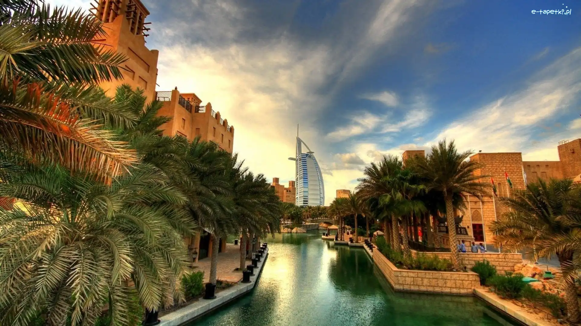 Zjednoczone Emiraty Arabskie, Hotel, Burj Al Arab, Palmy, Dubaj
