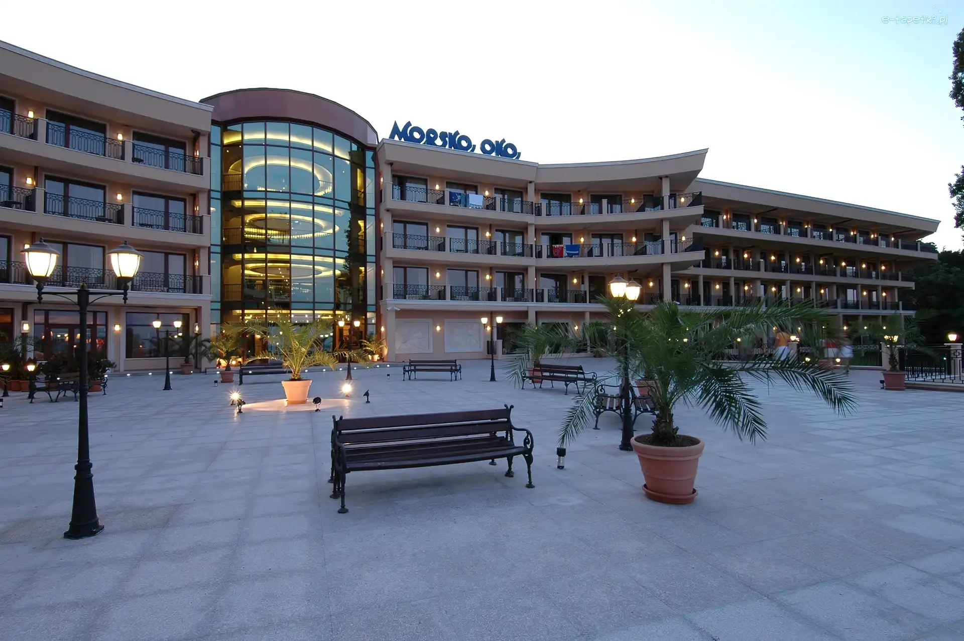 Drzewko, Ławka, Hotel