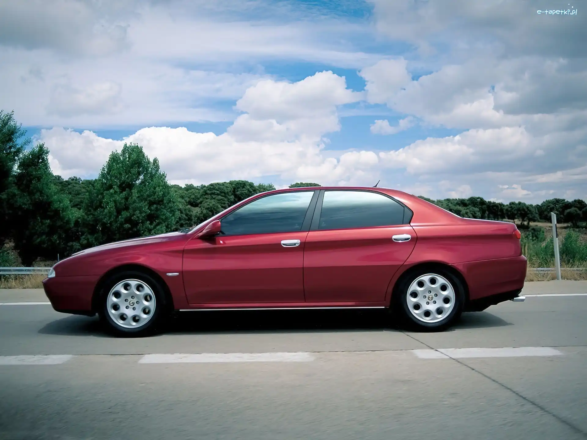 Lewy Profil, Alfa Romeo 166, Bordowa