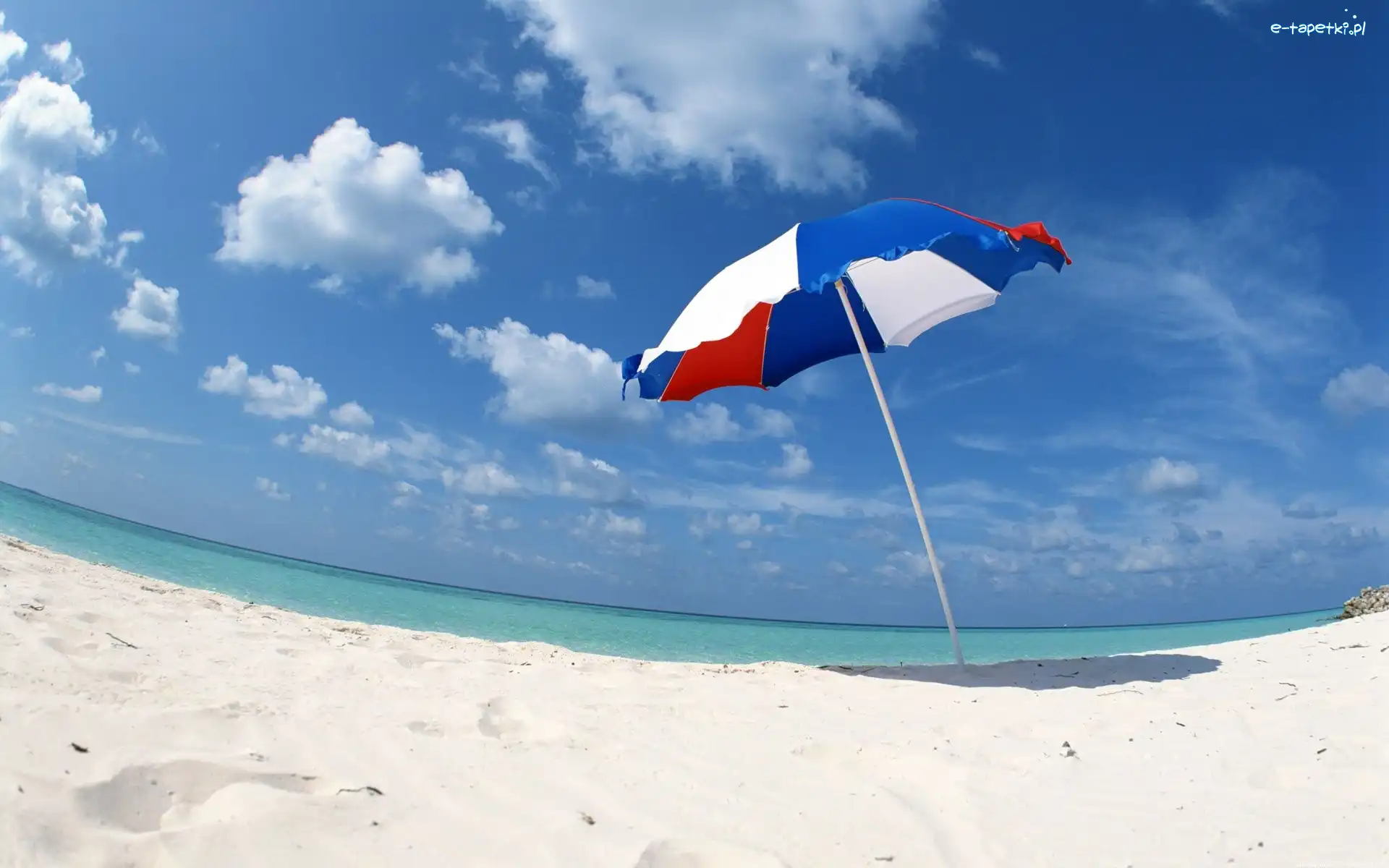 Parasol, Morze, Plaża