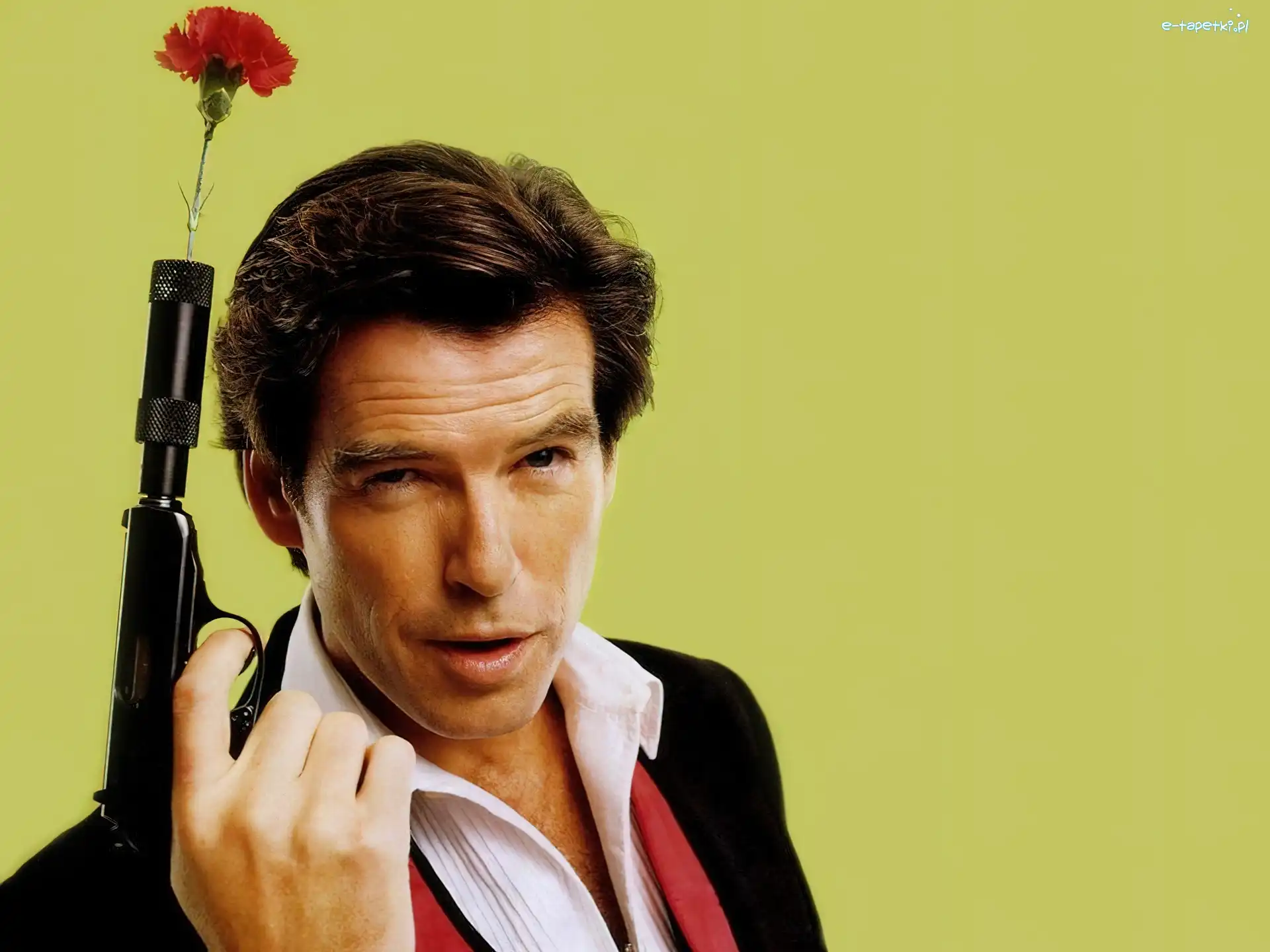 Broń, Goździk, Pierce Brosnan