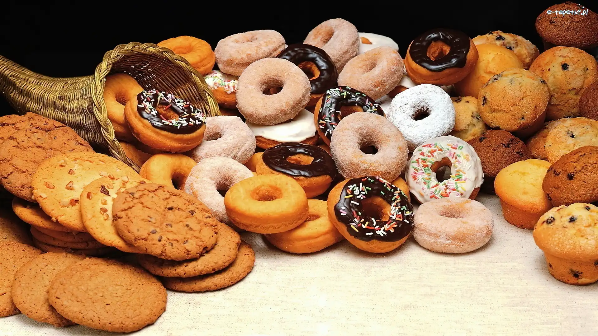 Babeczki, Donuty, Pączki, Ciasteczka