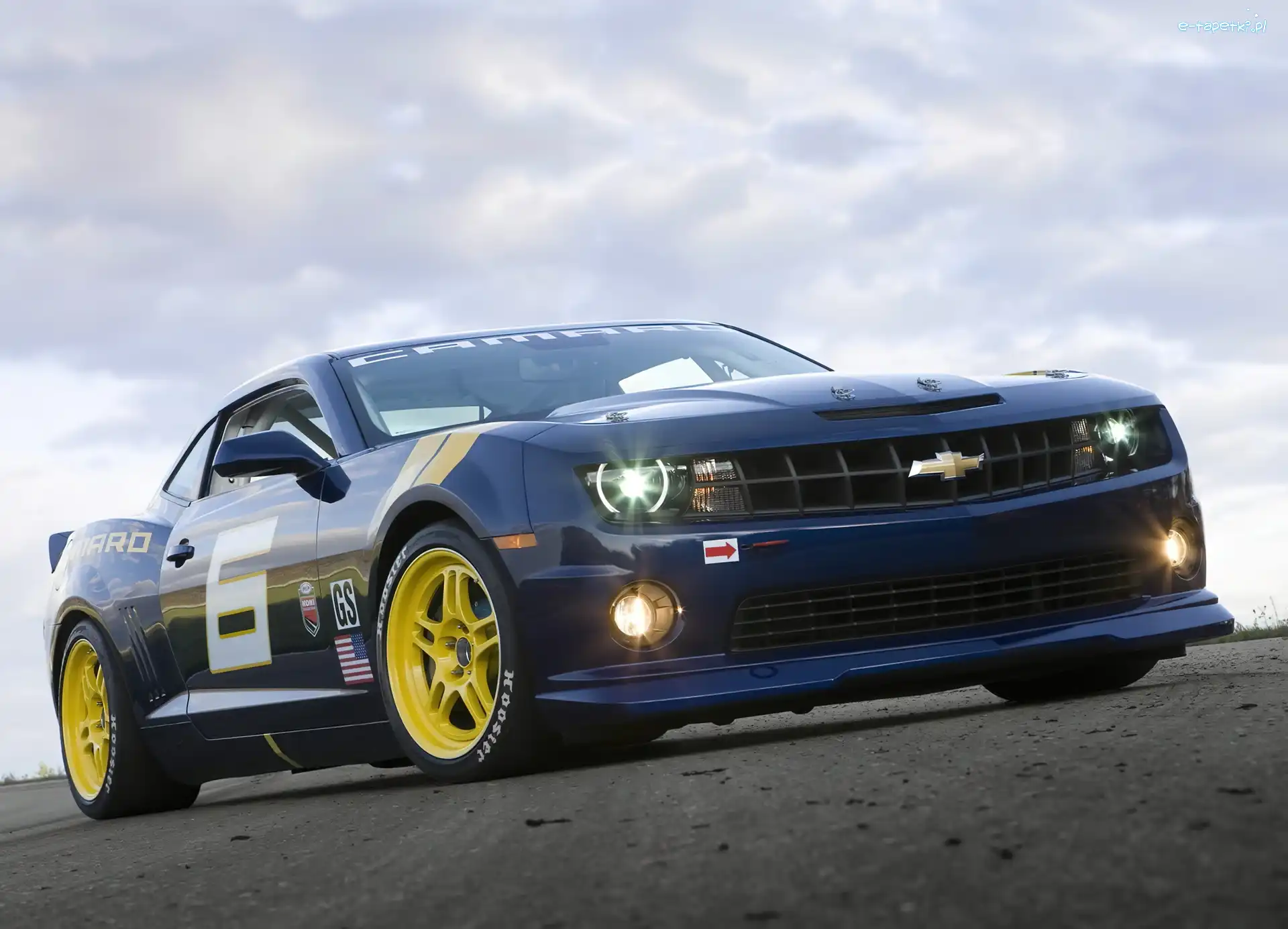 Felgi, Żółte, Chevrolet Camaro GS