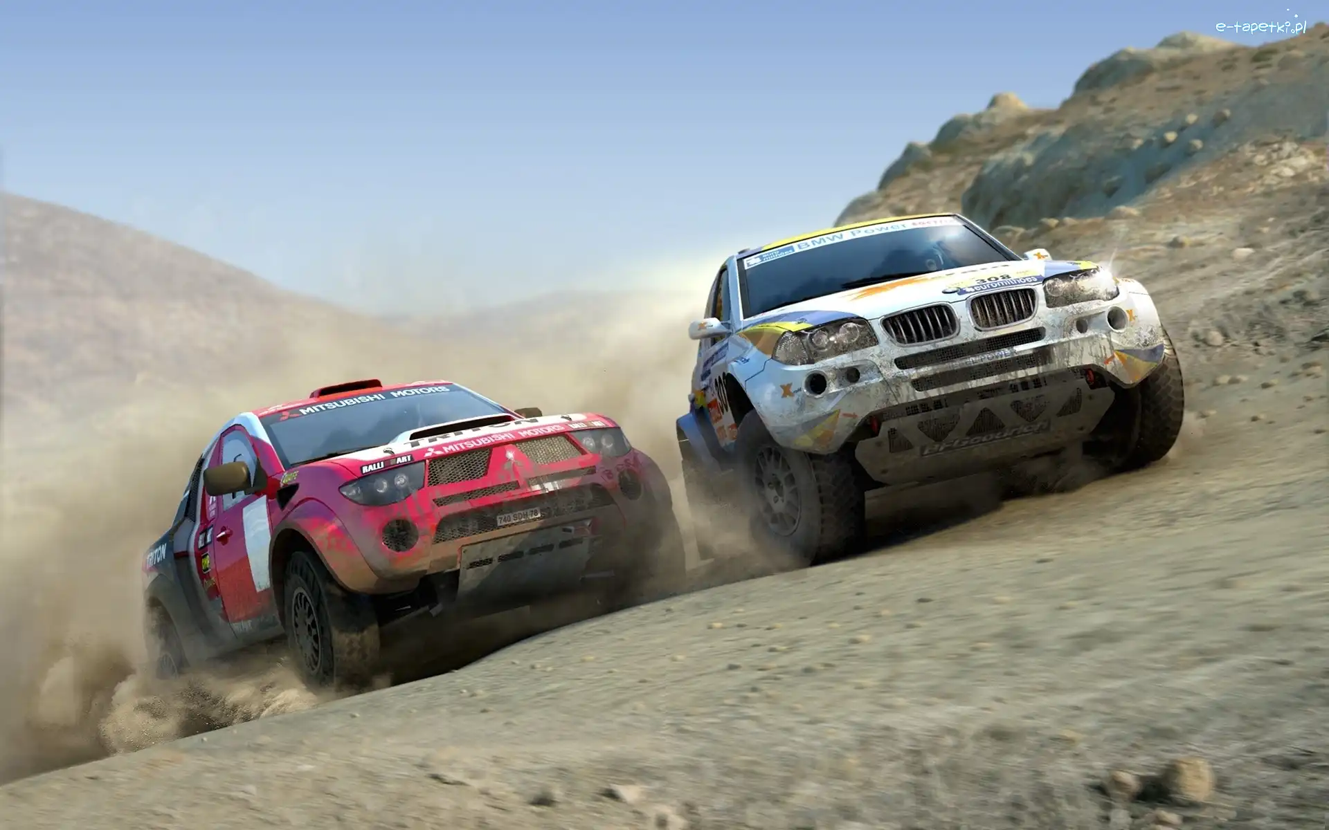 Gra, Rajdowe, Dirt, Mitsubishi, Bmw