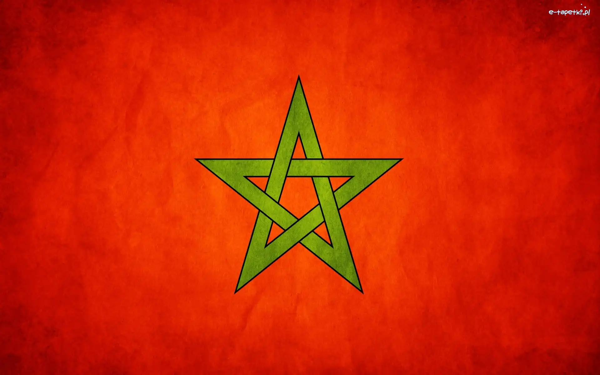 Flaga, Maroko