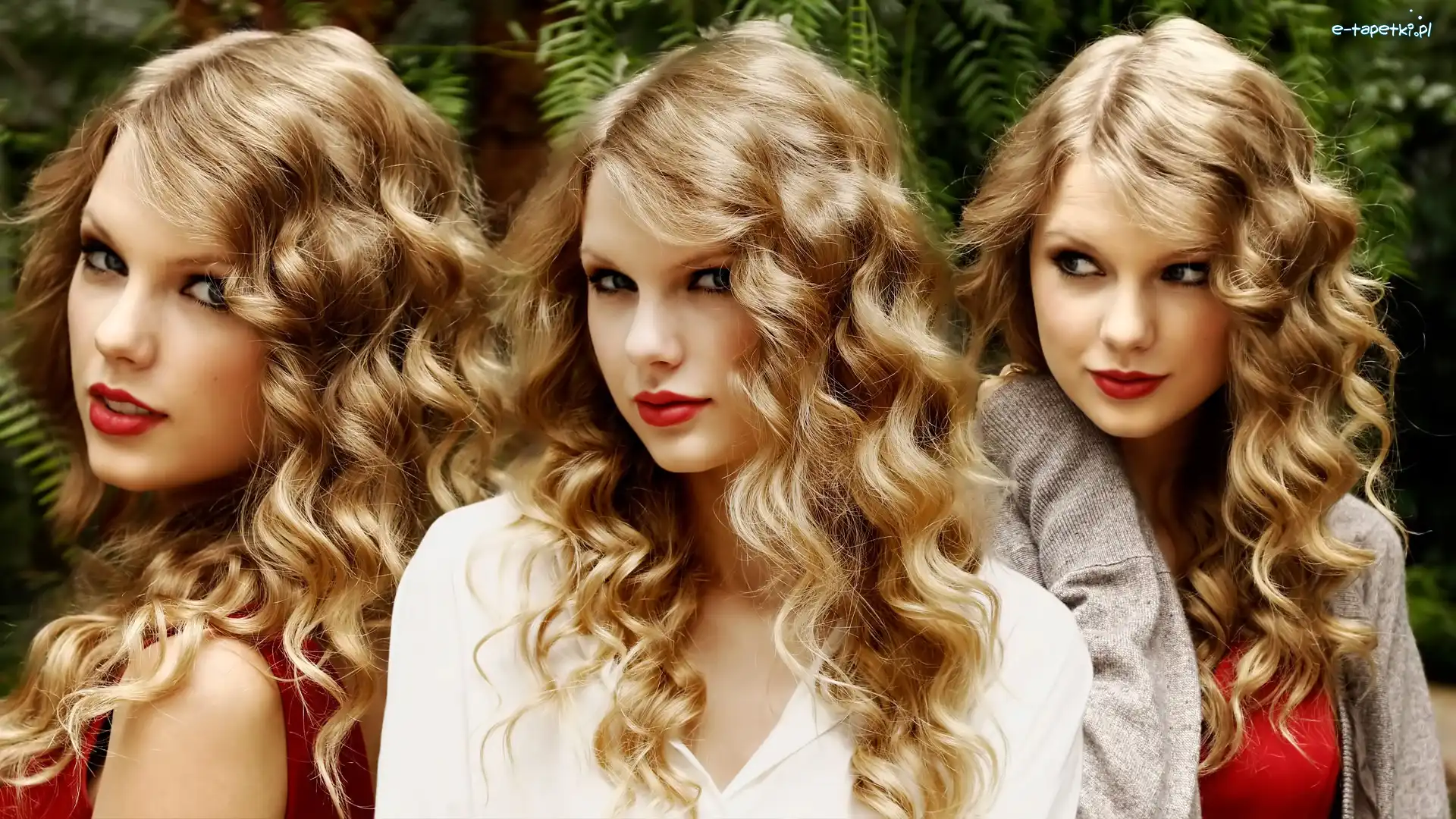 Taylor Swift, Kręcone, Długie, Włosy, Blond