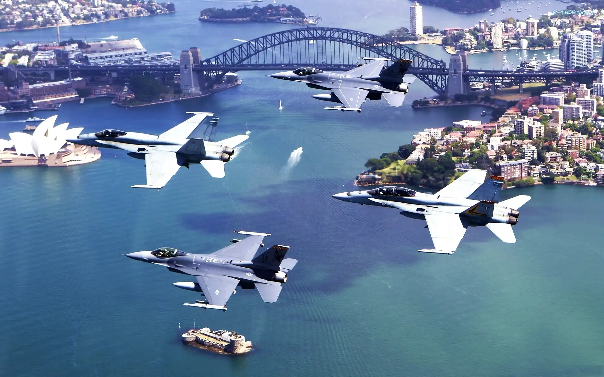 Sydney, Most, Opera, Odrzutowce