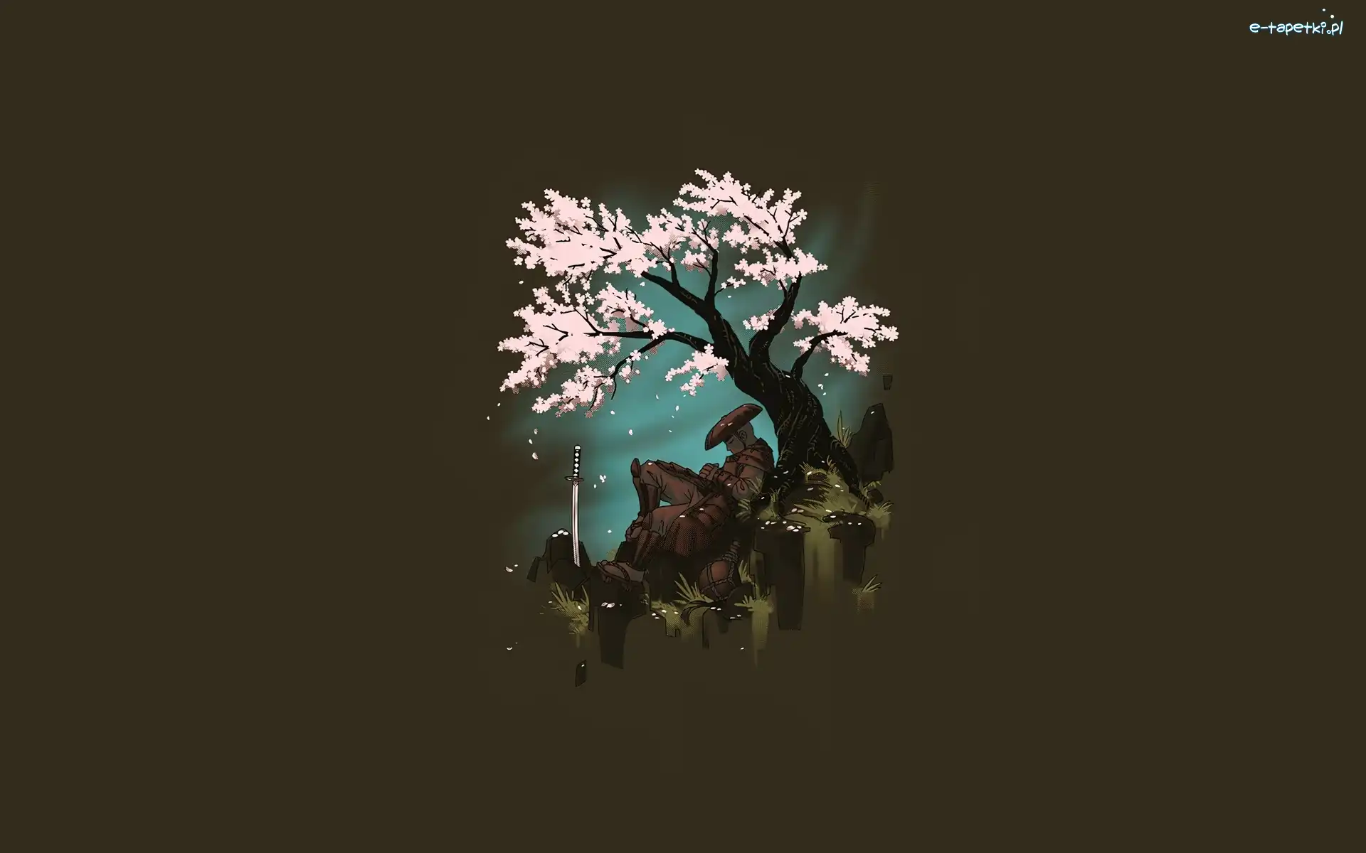 Katana, Drzewo, Samuraj