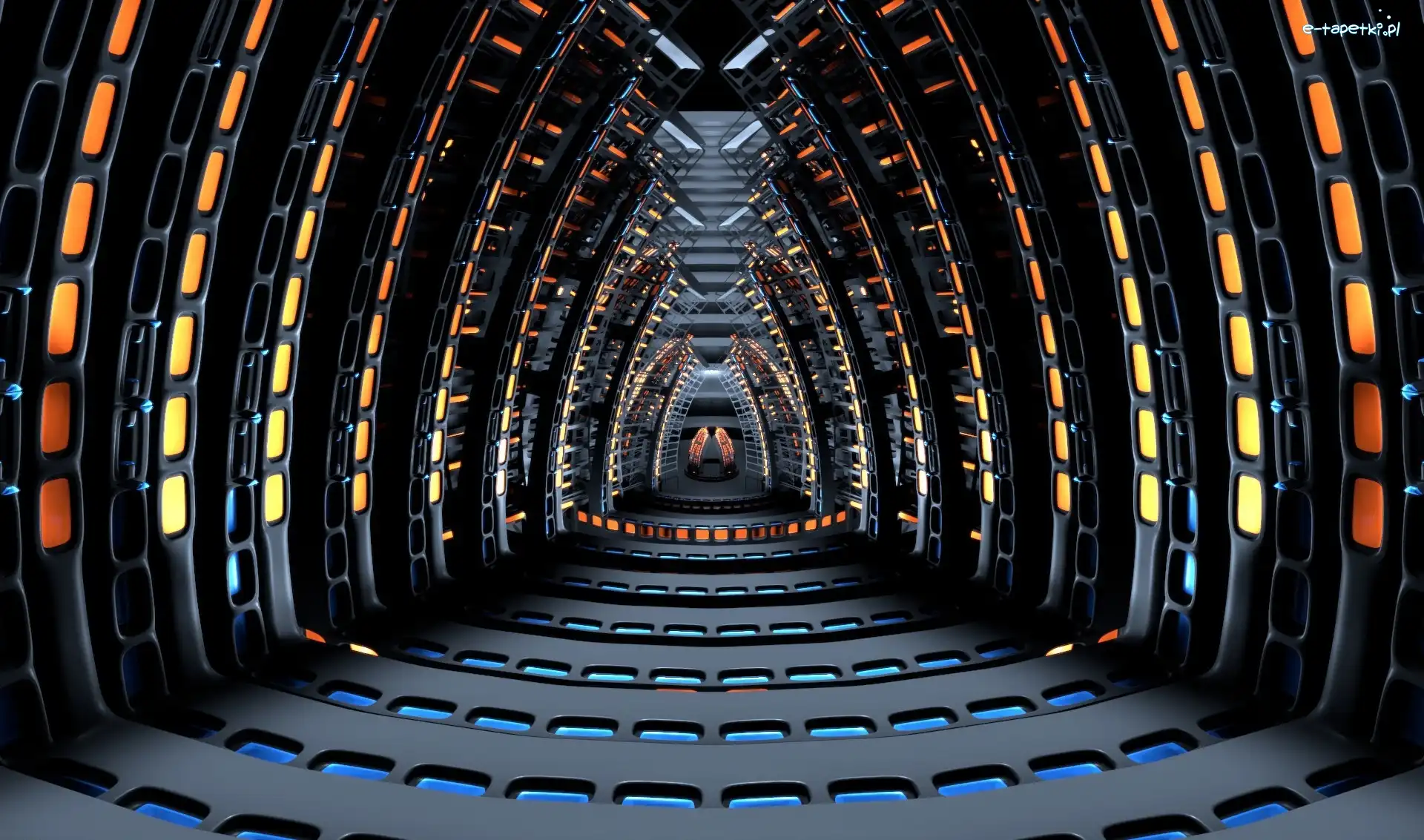 Abstrakcja, Światła, Tunel