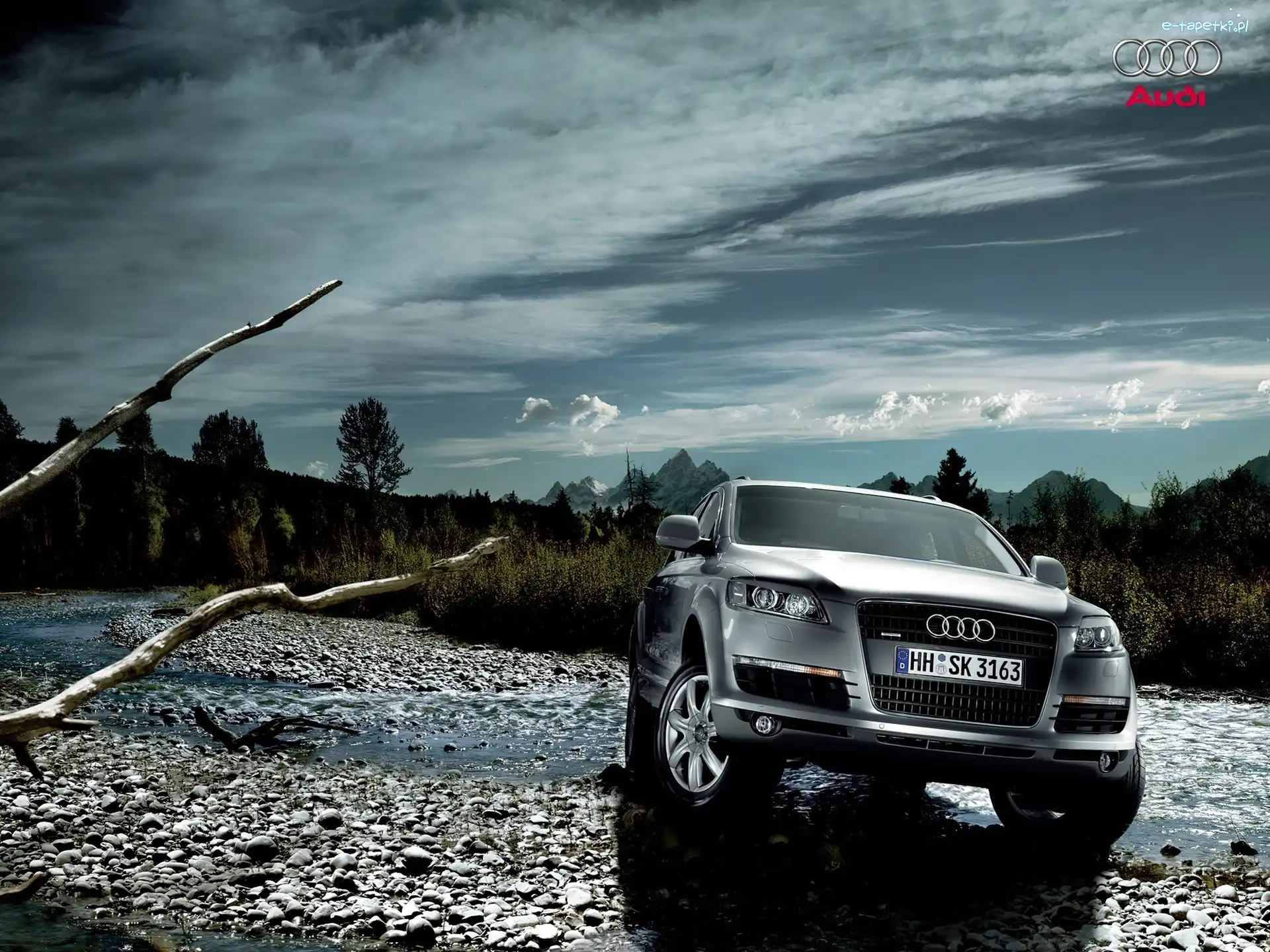 Rzeczka, Audi Q7, Srebrne