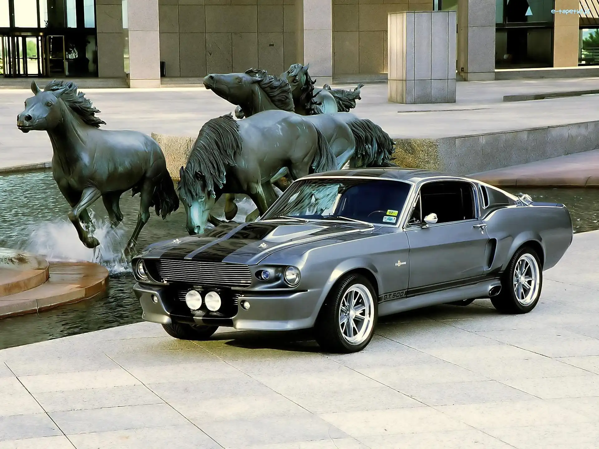 Konie, Rzeźba, Mustang GT500